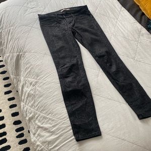 J brand snake skin look woman’s skinny jeans
